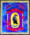 crow retablo 30 x 26